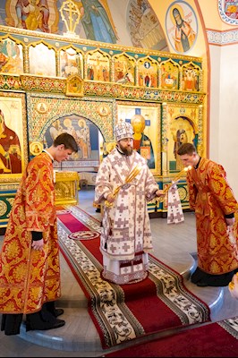 Митрополит Игнатий совершил всенощное бдение в Свято-Никольском мужском монастыре г. Саратова