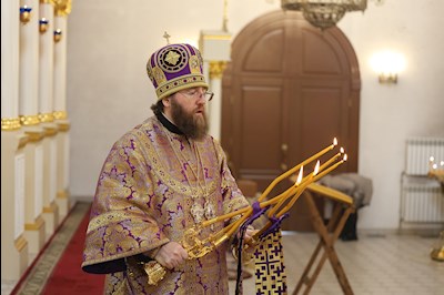 Митрополит Игнатий совершил Божественную литургию в соборном храме святителя Спиридона Тримифунтского г. Саратова
