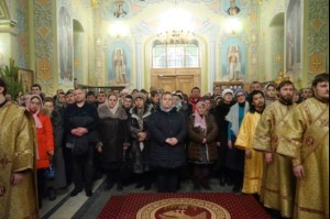 Великая Рождественская вечерня в храме в честь Покрова Пресвятой Богородицы г. Саратова
