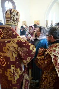 Великое освящение храма святых мучеников Адриана и Наталии г. Саратова и Божественная литургия в новоосвященном храме