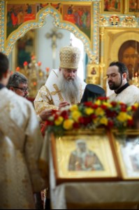 Божественная литургия в Свято-Алексиевском женском монастыре г.Саратова