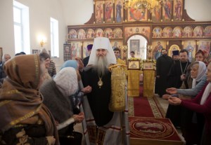 Божественная литургия в храме во имя святителя Николая Японского г. Саратова