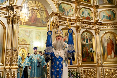 Всенощное бдение в Покровском храме г. Саратова