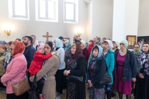 Божественная литургия в храме в честь иконы Божией Матери «Всех скорбящих Радость» г. Саратова
