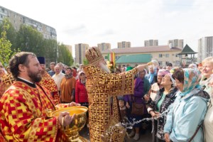 Божественная литургия в храме великомученика Георгия Победоносца г. Саратова