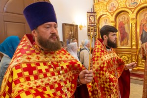 Божественная литургия в храме святого благоверного князя Александра Невского г. Саратова