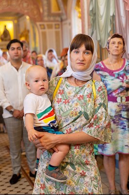 Божественная литургия в Свято-Троицком кафедральном соборе г. Саратова