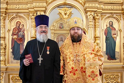 Митрополит Игнатий совершил Божественную литургию в храме Казанской иконы Божией Матери г. Саратова