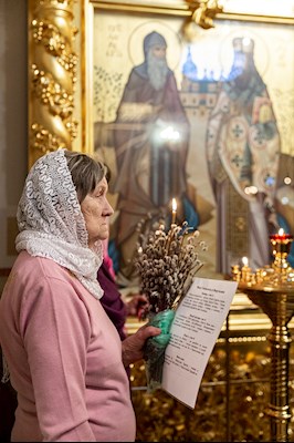 Всенощное бдение в Свято-Троицком кафедральном соборе г. Саратова