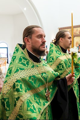 Всенощное бдение в храме преподобного Сергия Радонежского г. Саратова