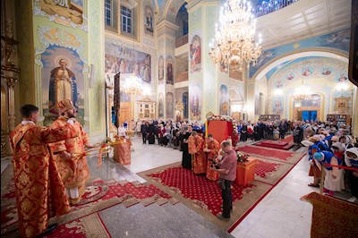 В Саратове встретили мощи святого великомученика Георгия Победоносца