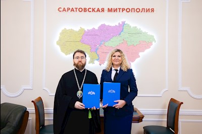 Митрополит Игнатий встретился с начальником Управления спецсвязи