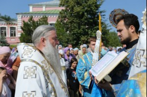 Божественная литургия в Свято-Алексиевском женском монастыре г. Саратова