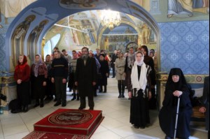 Крещальная литургия в Свято-Троицком кафедральном соборе г. Саратова