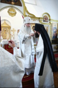 Божественная литургия в Спасо-Преображенском мужском монастыре г. Саратова