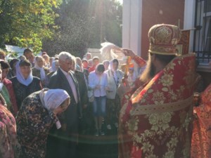 Престольный праздник в новом храме во имя святых мучеников Адриана и Наталии г. Саратова