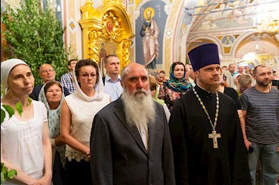 Всенощное бдение в Свято-Троицком кафедральном соборе г.Саратова