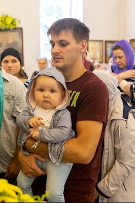 Божественная литургия в храме во имя святителя Николая Японского г. Саратова