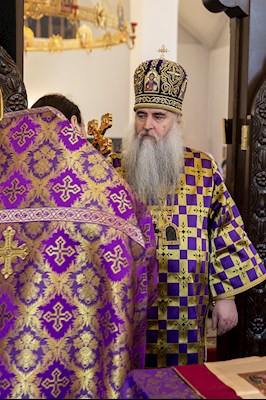 Божественная литургия в храме в честь иконы Божией Матери «Всех скорбящих Радость» г. Саратова