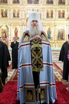 Всенощное бдение в храме в честь Сошествия Святого Духа г. Саратова