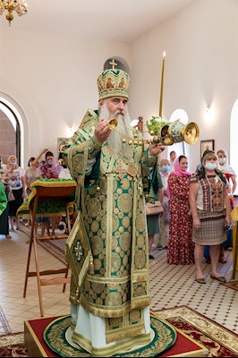 Всенощное бдение в храме преподобного Сергия Радонежского г. Саратова