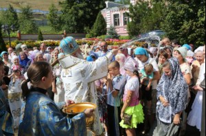 Божественная литургия в Свято-Алексиевском женском монастыре г. Саратова