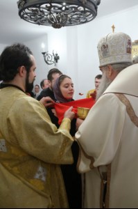 Божественная литургия и Великое освящение в Свято-Алексиевском женском монастыре г. Саратова