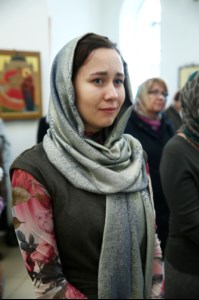 Божественная литургия в храме в честь Рождества Христова г.Саратова
