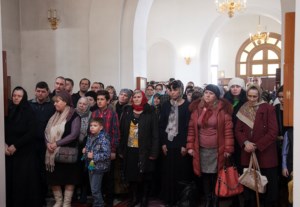 Божественная литургия в Свято-Алексиевском женском монастыре г. Саратова