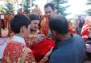 Божественная литургия в Вавиловом Доле