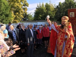 Престольный праздник в новом храме во имя святых мучеников Адриана и Наталии г. Саратова