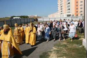 Божественная литургия в храме в честь Нерукотворного Образа Спасителя г. Саратова