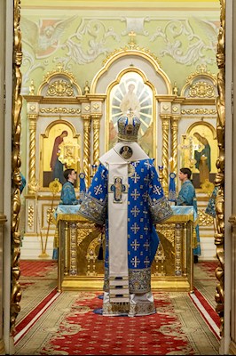Всенощное бдение в Покровском храме г. Саратова