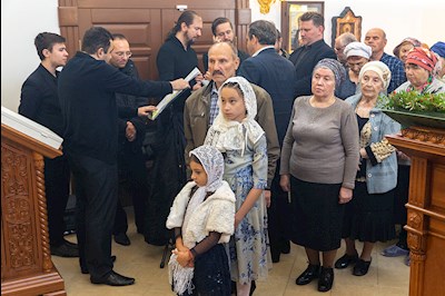 Великое освящение храма Сорока Севастийских мучеников г. Саратова и Божественная литургия в новоосвященном храме