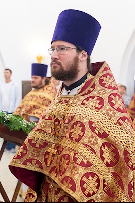 Божественная литургия в храме во имя святых благоверных князей страстотерпцев Бориса и Глеба г. Саратова
