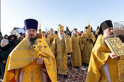 Божественная литургия в Свято-Иоанновском женском монастыре с. Алексеевка Хвалынского района