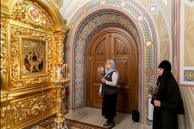 Всенощное бдение в Свято-Троицком кафедральном соборе г. Саратова