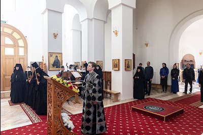 Литургия Преждеосвященных Даров и монашеский постриг в Свято-Алексиевском женском монастыре г. Саратова