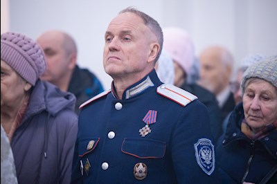 Митрополит Игнатий совершил Божественную литургию и чин Великого освящения воды в храме святителя Тихона, епископа Воронежского, Задонского чудотворца, г. Саратова