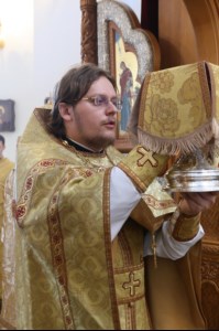 Божественная литургия в храме во имя святого равноапостольного великого князя Владимира г. Саратова