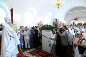 Божественная литургия в Спасо-Преображенском мужском монастыре г. Саратова