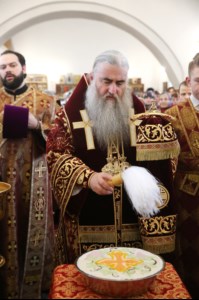 Божественная литургия в Спасо-Преображенском мужском монастыре г.Саратова