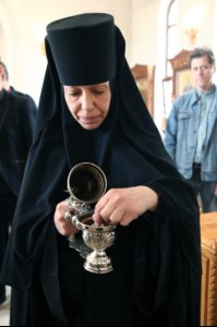 Божественная литургия в Свято-Алексиевском женском монастыре г.Саратова
