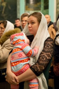 Божественная литургия в храме Сошествия Святого Духа г. Саратова
