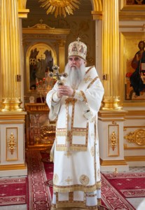 Божественная литургия на Архиерейском подворье — храме во имя святого апостола и евангелиста Иоанна Богослова при СПДС