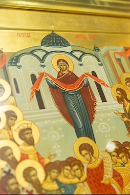 Всенощное бдение в Покровском храме г. Саратова