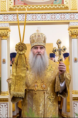 Великое освящение храма Сорока Севастийских мучеников г. Саратова и Божественная литургия в новоосвященном храме