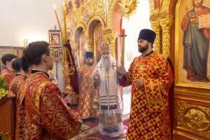 Божественная литургия в храме святого благоверного князя Александра Невского г. Саратова