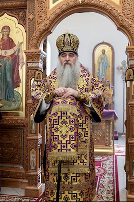 Божественная литургия в храме в честь святого равноапостольного великого князя Владимира г. Саратова