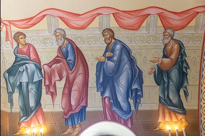 Божественная литургия в Вознесенско-Пантелеимоновском храме с. Усть-Курдюм Саратовского района